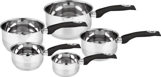 Set 5 casseroles inox